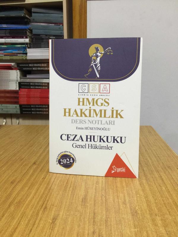 2024 Çıkmış Soru Analizli Ceza Hukuku Genel Hükümler Hakimlik Ders Notları Yetki Yayıncılık