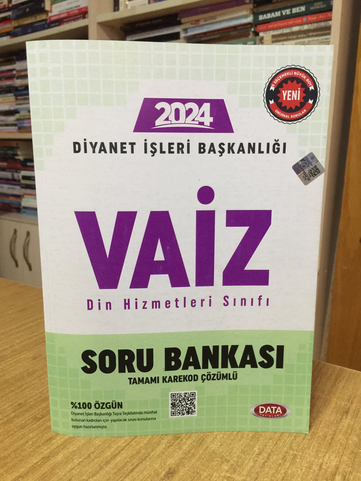 2024 Diyanet İşleri Başkanlığı Murakıp Soru Bankası Karekod Çözümlü Data Yayınları
