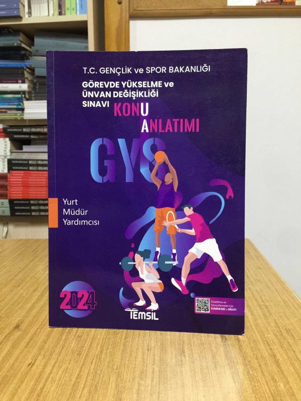 2024 Görevde Yükselme Ve Ünvan Değişikliği Sınavı Yurt Müdür Yardımcısı Temsil Kitap