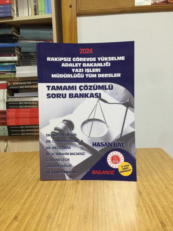2024 GYS Adalet Bakanlığı Yazı İşleri Müdürlüğü Rakipsiz Soru Bankası Dizgi Kitap