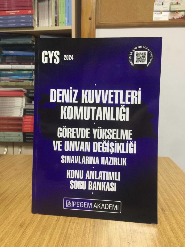 2024 GYS Deniz Kuvvetleri Komutanlığı Görevde Yükselme Konu Anlatımlı Soru Bankası Pegem Akademi Yayıncılık