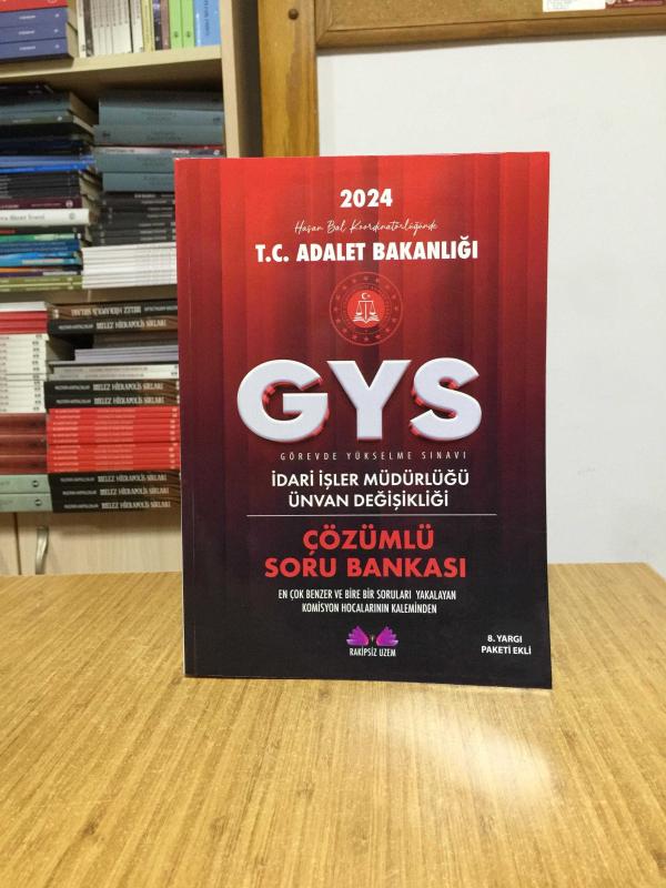 2024 GYS T.C. Adalet Bakanlığı İdari İşler Müdürlüğü UDS Çözümlü Soru Bankası Rakipsiz UZEM