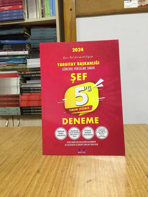 2024 GYS Yargıtay Başkanlığı ŞEF Tamamı Çözümlü 5'li Deneme
