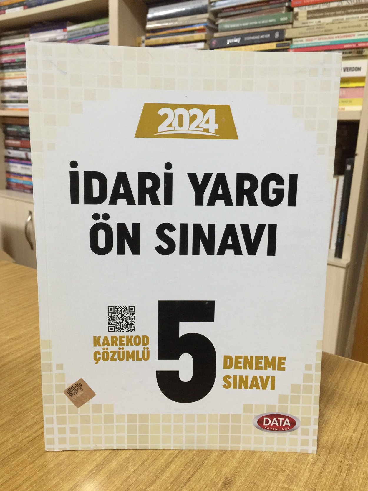 2024 İdari Yargı Ön Sınavı 5 Deneme Sınavı Data Yayınları