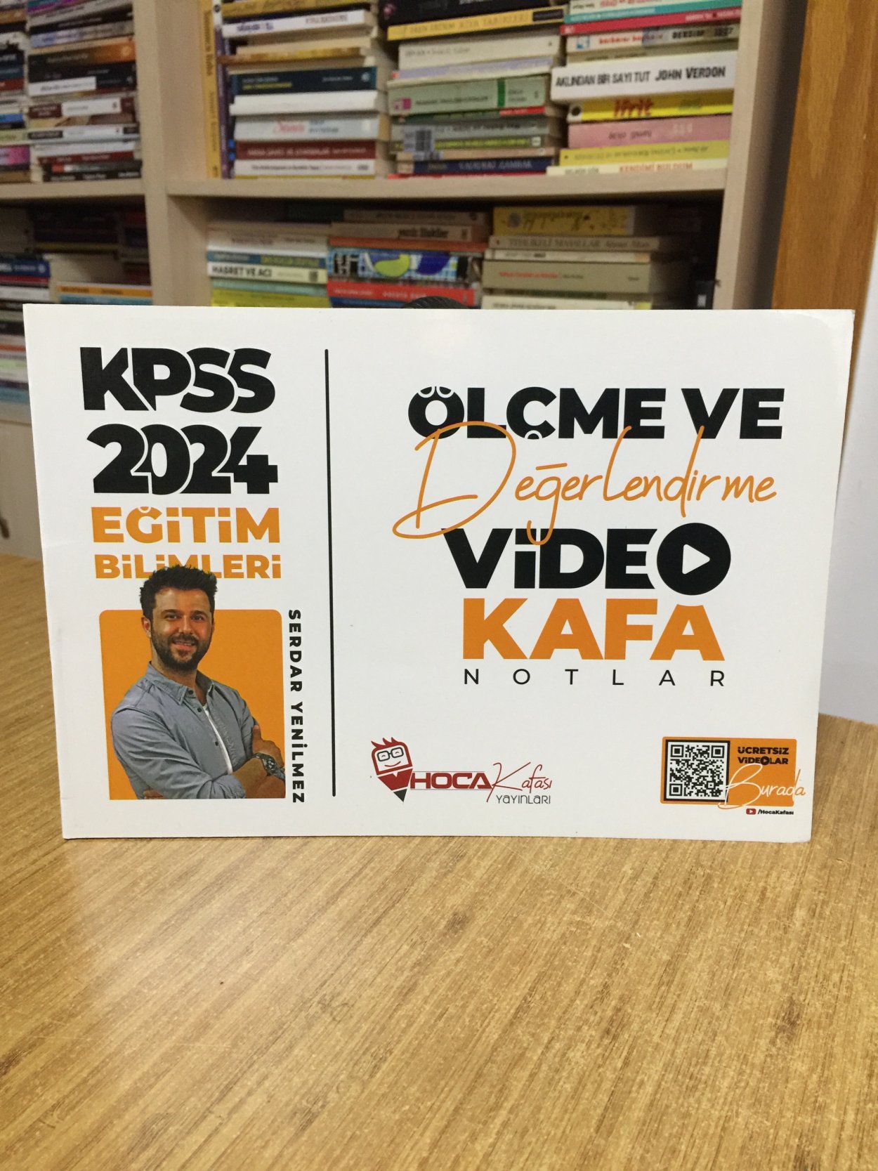 2024 KPSS Eğitim Bilimleri Ölçme ve Değerlendirme Video Kafa Notlar - Serdar Yenilmez Hoca Kafası Yayınları