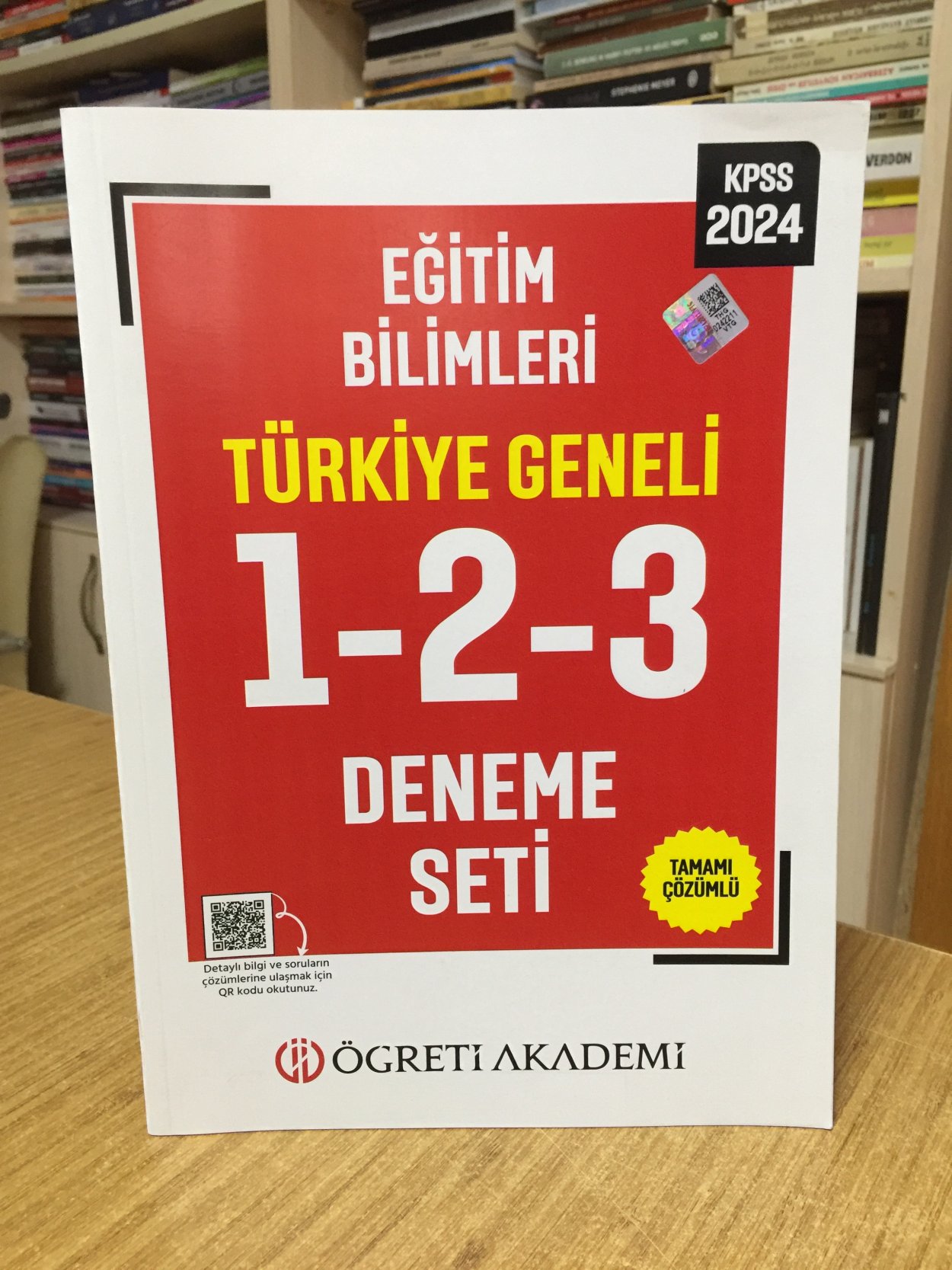 2024 KPSS Eğitim Bilimleri Tamamı Çözümlü Türkiye Geneli 1-2-3 Deneme Seti Öğreti Akademi