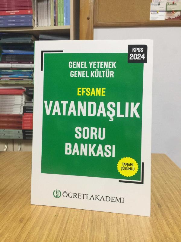 2024 KPSS Genel Yetenek Genel Kültür Efsane Vatandaşlık Soru Bankası Pegem Akademi Yayıncılık