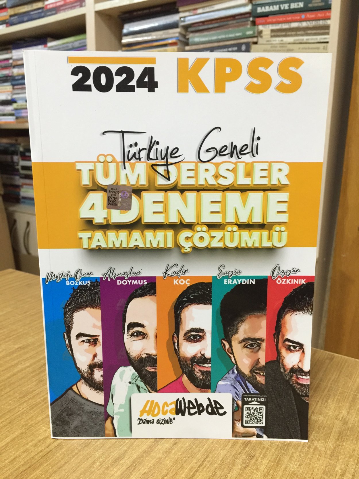 2024 KPSS Genel Yetenek Genel Kültür Tamamı Çözümlü 4 Fasikül Deneme Sınavı Hocawebde Yayınları (KAPAĞI TERS BASILMIŞ - SAYFALARI SAĞLAM)