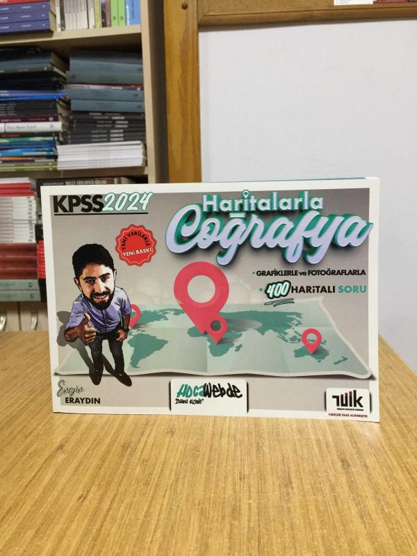 2024 KPSS Haritalarla Coğrafya HocaWebde Yayınları