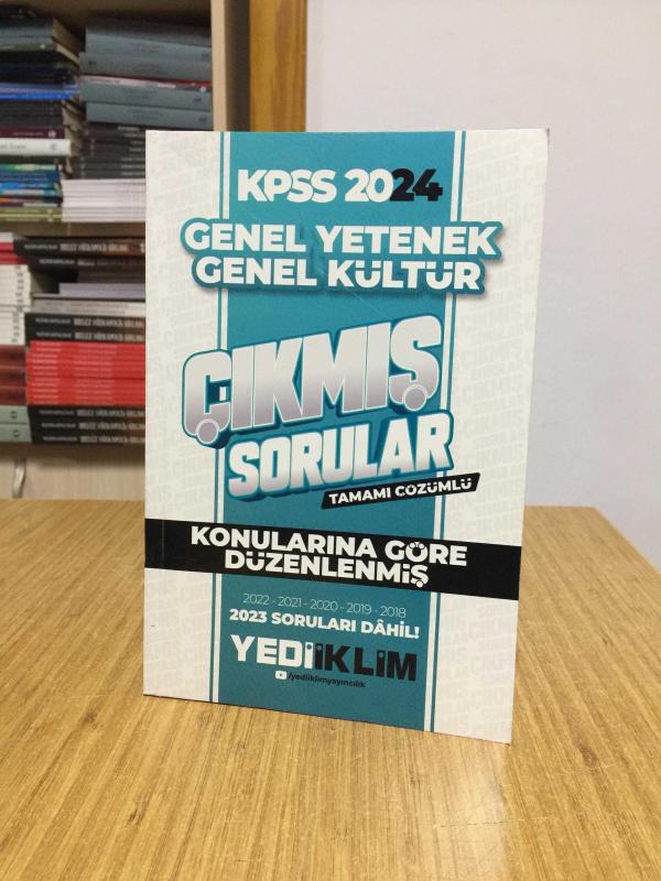 2024 KPSS Lisans Genel Yetenek Genel Kültür Konularına Göre Tamamı Çözümlü Çıkmış Sorular Yediiklim Yayınları