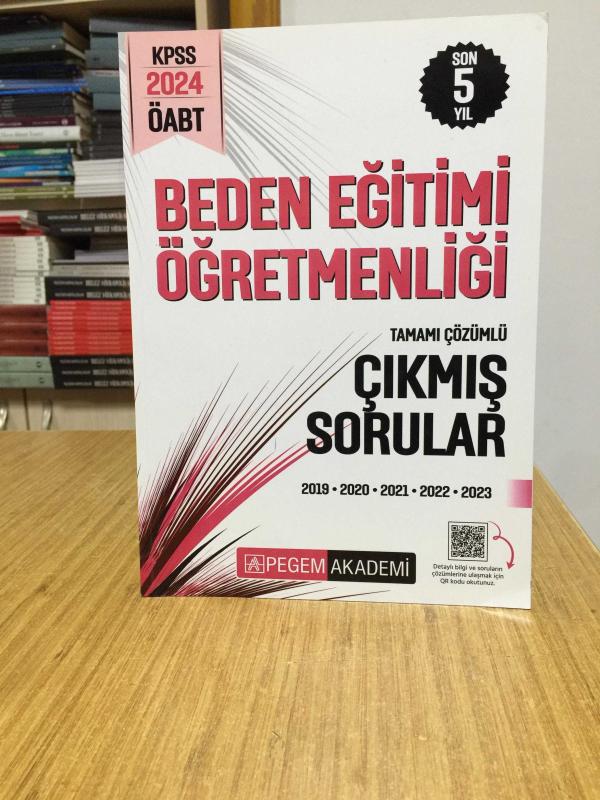 2024 KPSS ÖABT Beden Eğitimi Öğretmenliği Tamamı Çözümlü Çıkmış Sorular Pegem Akademi Yayıncılık