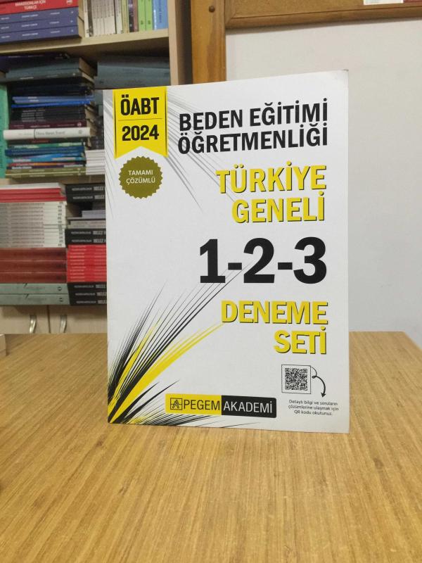 2024 KPSS ÖABT Beden Eğitimi Öğretmenliği Tamamı Çözümlü Türkiye Geneli 1-2-3 (3'lü Deneme Seti) Pegem Akademi Yayıncılık