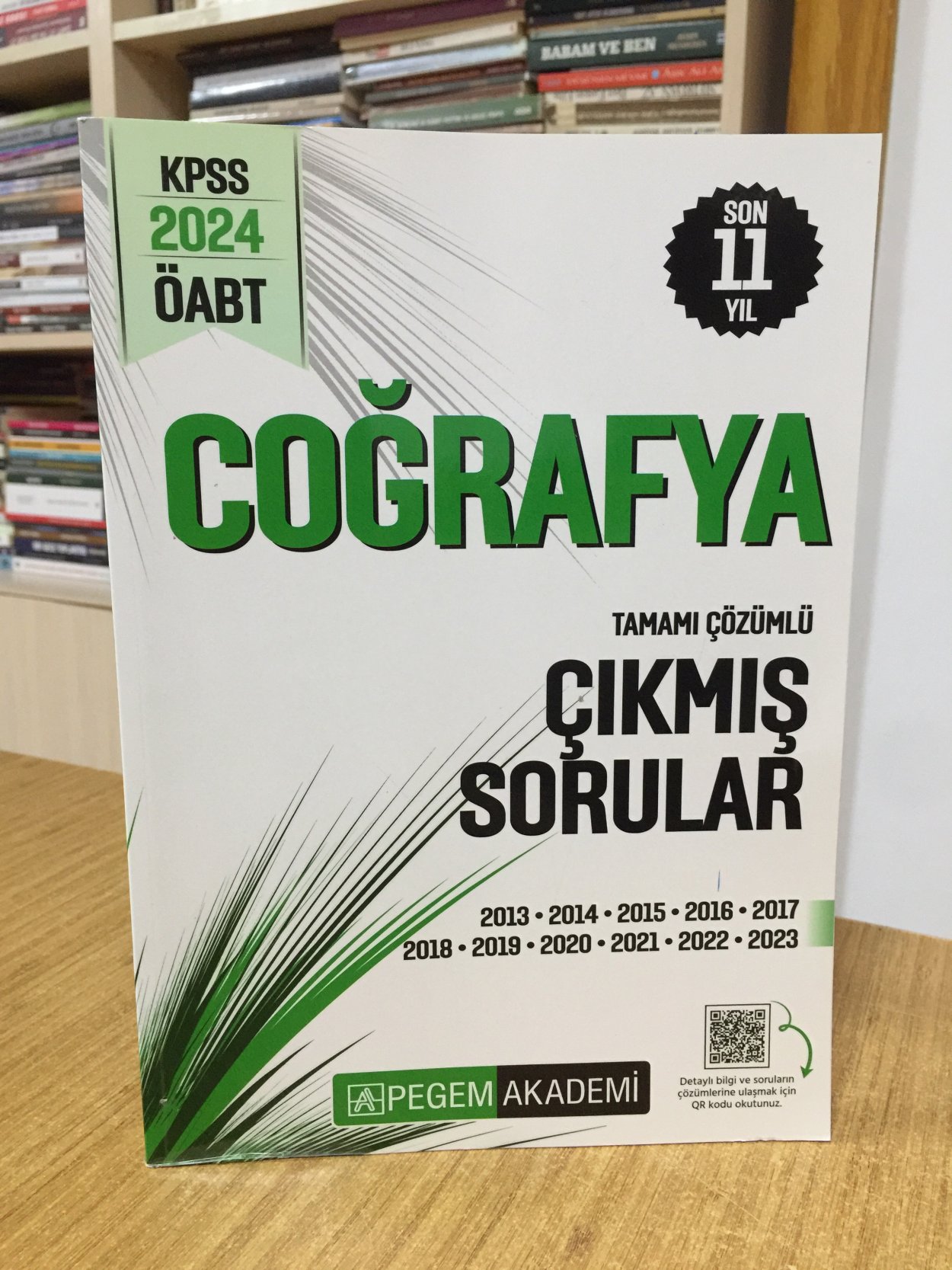 2024 KPSS ÖABT Coğrafya Tamamı Çözümlü Çıkmış Sorular Pegem Akademi Yayıncılık