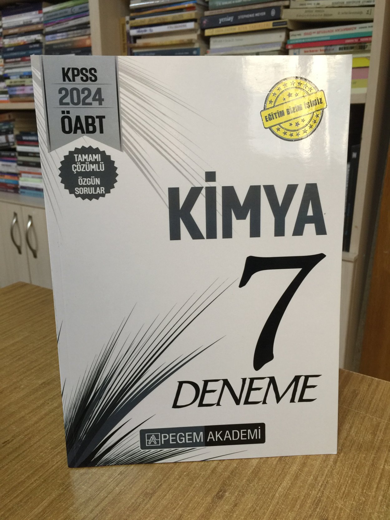 2024 KPSS ÖABT Kimya Öğretmenliği Tamamı Çözümlü 7 Deneme Pegem Akademi Yayıncılık