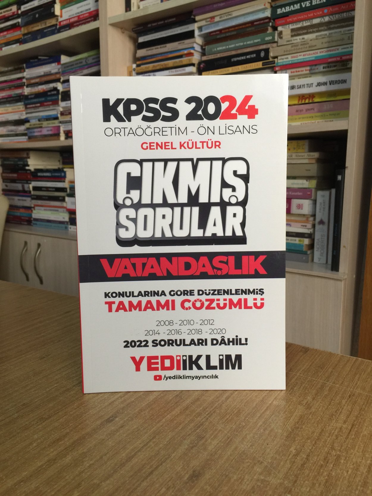 2024 KPSS Ortaöğretim Ön Lisans Genel Kültür Vatandaşlık Tamamı Çözümlü Çıkmış Sorular Yediiklim Yayınları