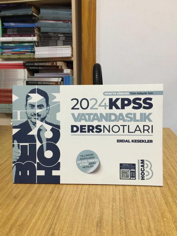 2024 KPSS Vatandaşlık Video Ders Notları Benim Hocam Yayınları