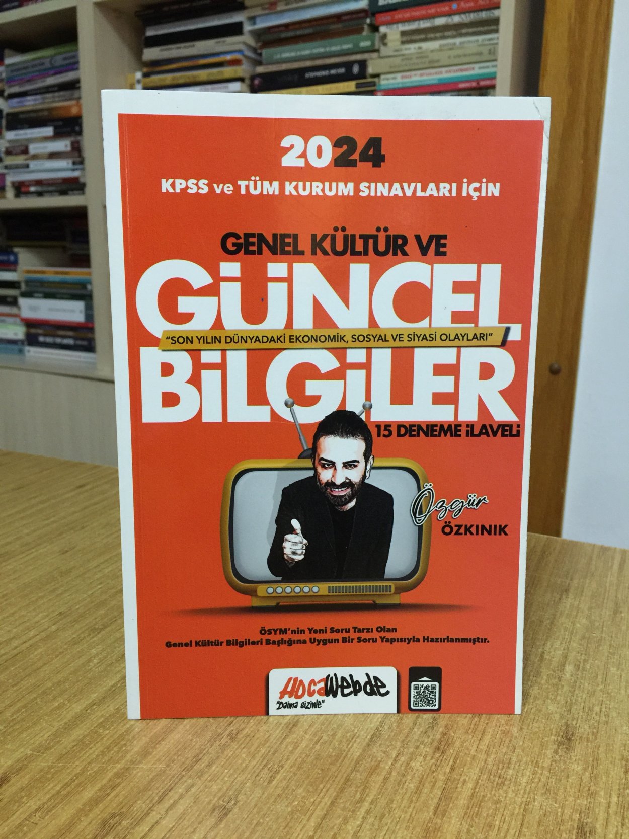 2024 KPSS ve Tüm Kurum Sınavları İçin Güncel Bilgiler 15 Deneme İlaveli HocaWebde Yayınları