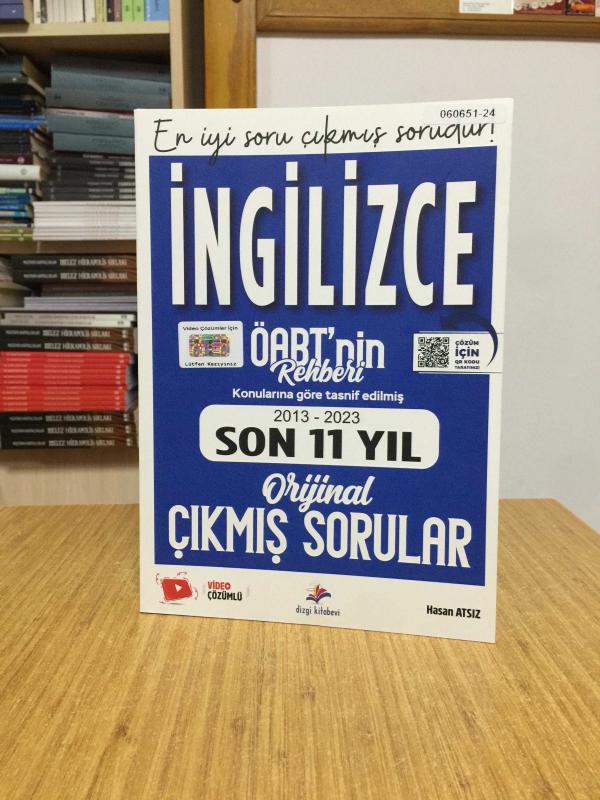 2024 ÖABT İngilizce ÖABT'nin Rehberi Konularına Göre Tasnif Edilmiş Son 11 Yıl Video Çözümlü Çıkmış Sorular Dizgi Kitap