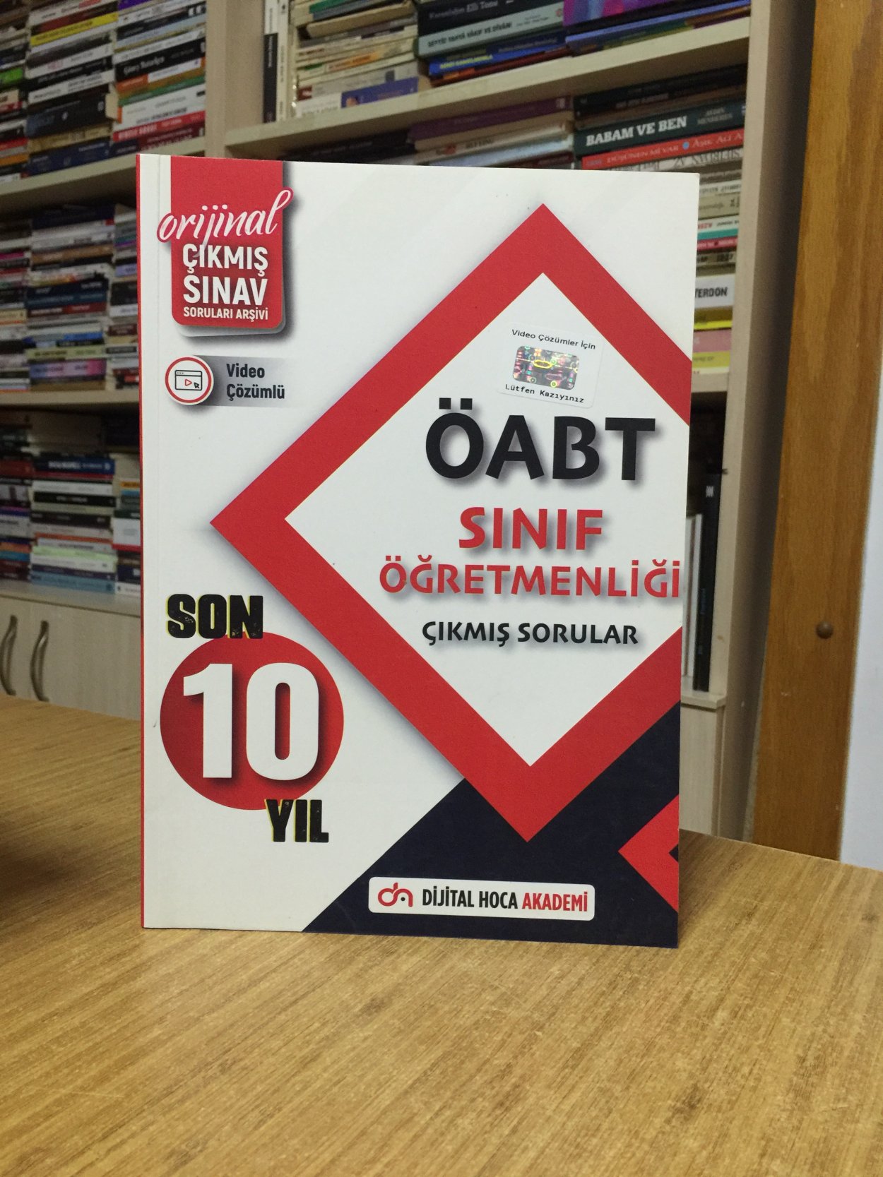 2024 ÖABT Sınıf Öğretmenliği Son 10 Yıl Orijinal Çıkmış Sınav Soruları Konu Analizli- Video Çözümlü Dijital Hoca Yayınları