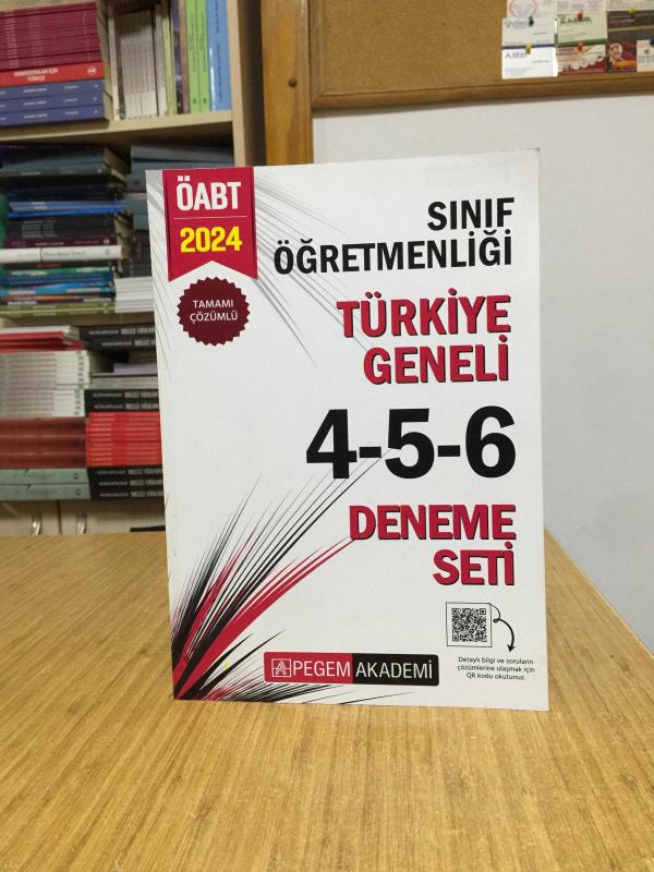 2024 ÖABT Sınıf Öğretmenliği Türkiye Geneli 4-5-6 Deneme Pegem Yayınları