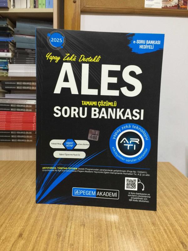2025 ALES Tamamı Çözümlü Soru Bankası Pegem Yayınları