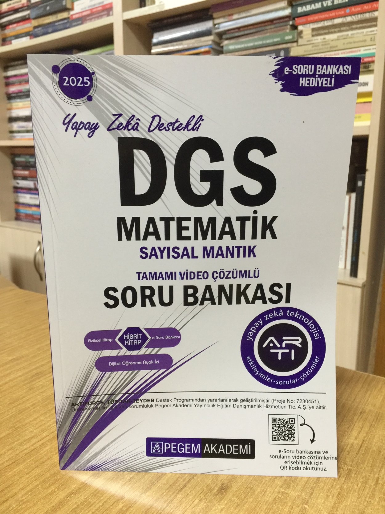 2025 DGS Matematik Sayısal Mantık Tamamı Video Çözümlü Soru Bankası Pegem Akademi Yayıncılık