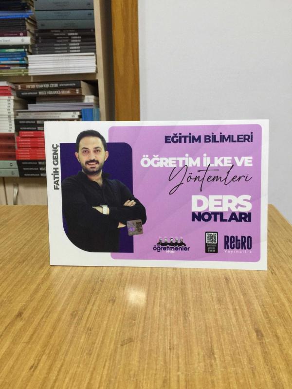 2025 KPSS Eğitim Bilimleri Öğretim İlke ve Yöntemleri Ders Notu Retro Yayıncılık