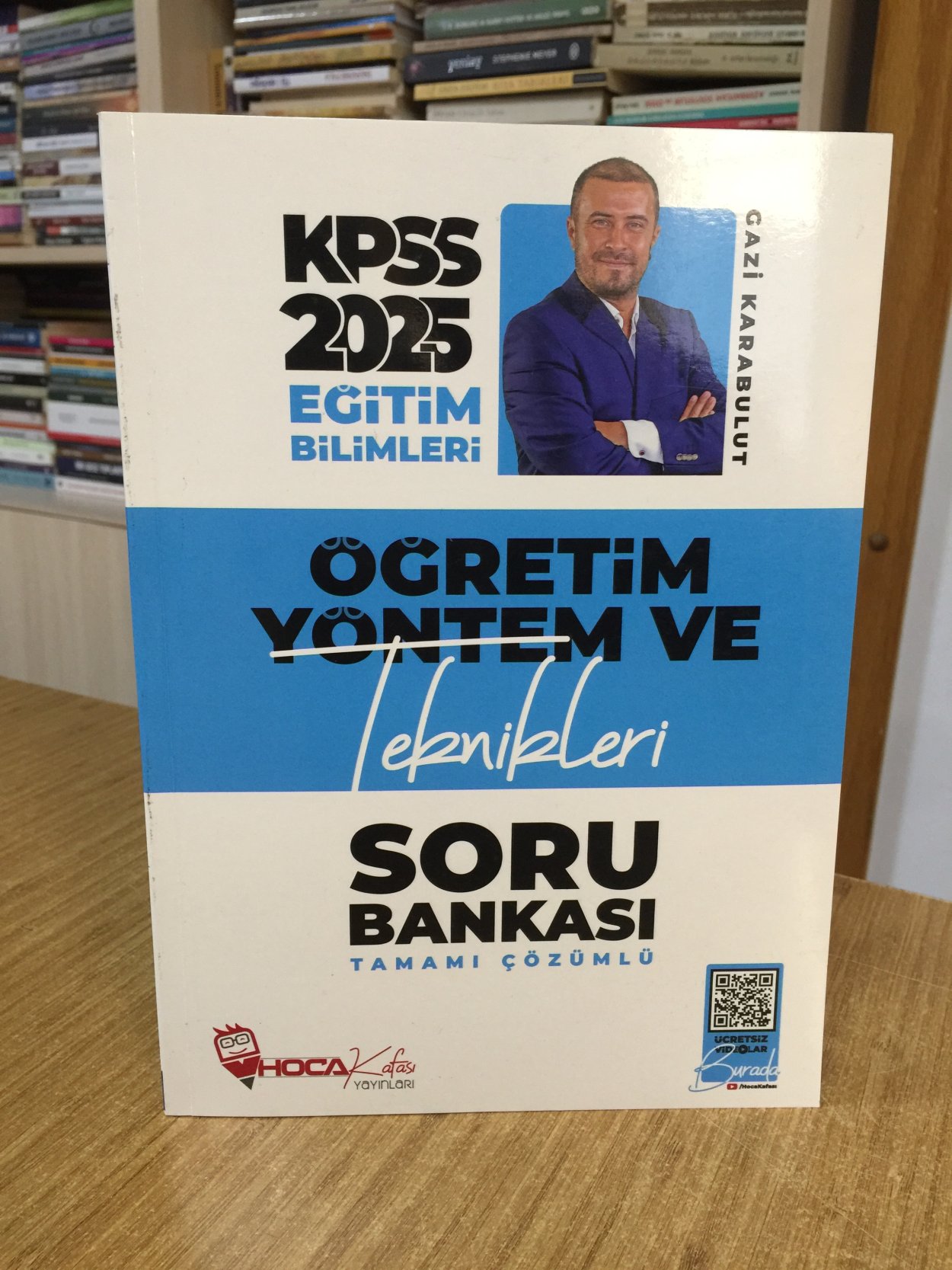 2025 KPSS Eğitim Bilimleri Öğretim Yöntem ve Teknikleri Soru Bankası Çözümlü Hoca Kafası Yayınları