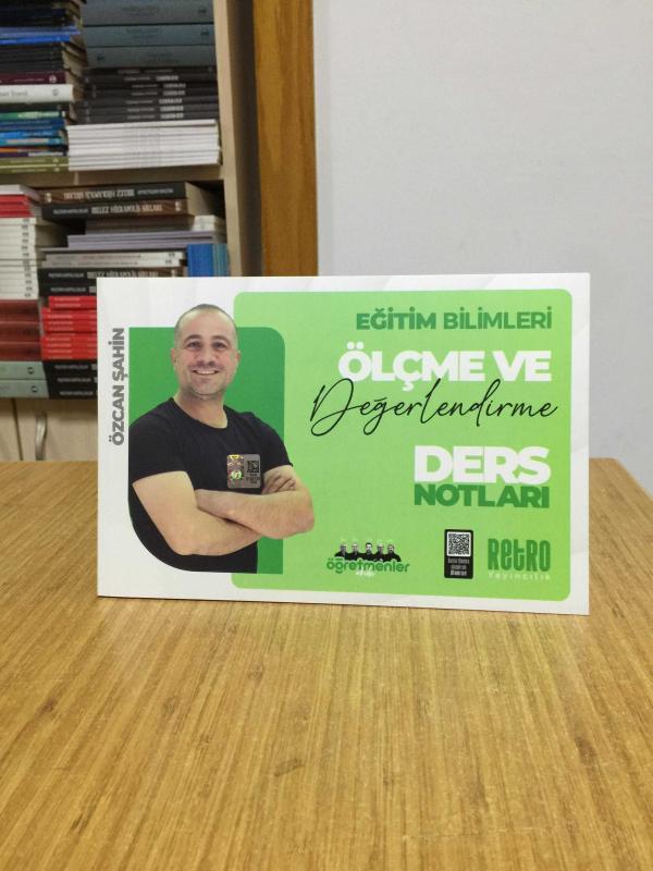 2025 KPSS Eğitim Bilimleri Ölçme ve Değerlendirme Ders Notu Retro Yayıncılık