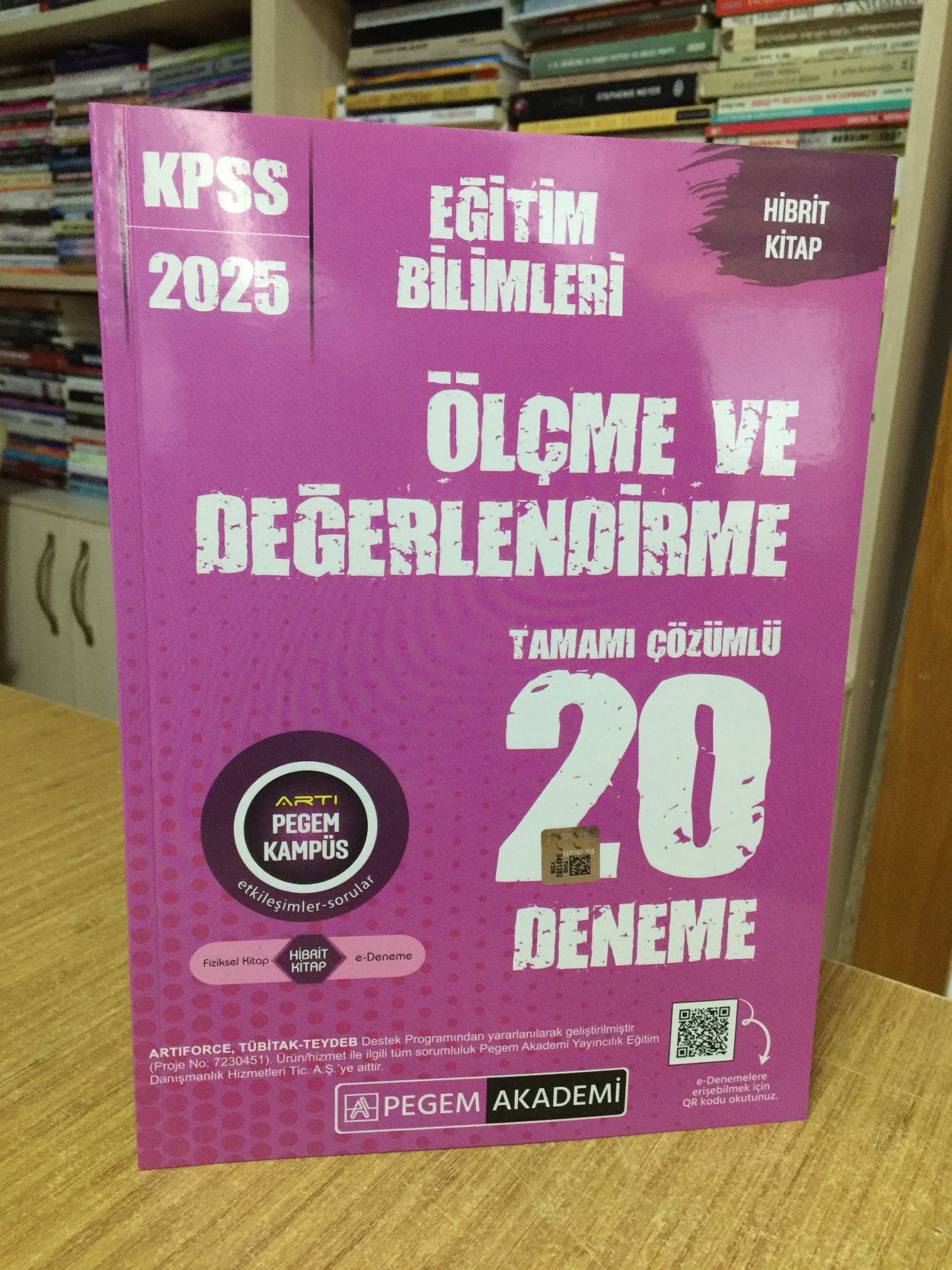 2025 KPSS Eğitim Bilimleri Ölçme ve Değerlendirme Tamamı Çözümlü 20 Deneme Pegem Akademi Yayıncılık