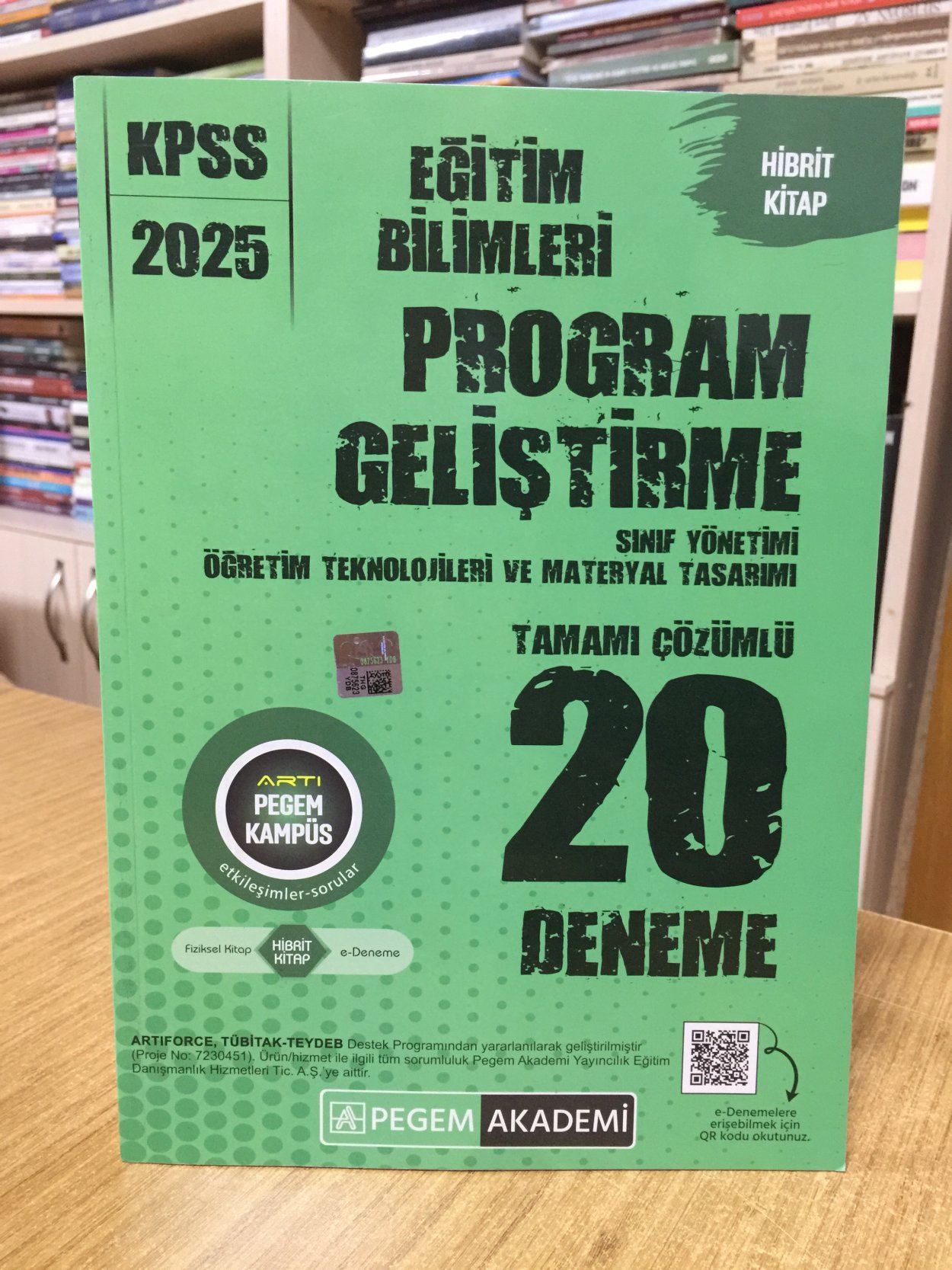 2025 KPSS Eğitim Bilimleri Program Geliştirme Tamamı Çözümlü 20 Deneme Pegem Akademi Yayıncılık