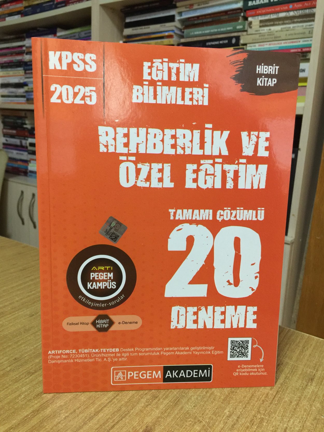 2025 KPSS Eğitim Bilimleri Rehberlik ve Özel Eğitim Tamamı Çözümlü 20 Deneme Pegem Akademi Yayıncılık