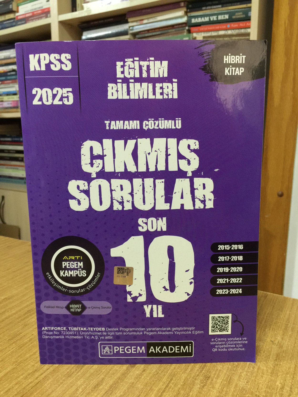2025 KPSS Eğitim Bilimleri Tamamı Çözümlü Çıkmış Sorular Son 10 Yıl Pegem Yayınları