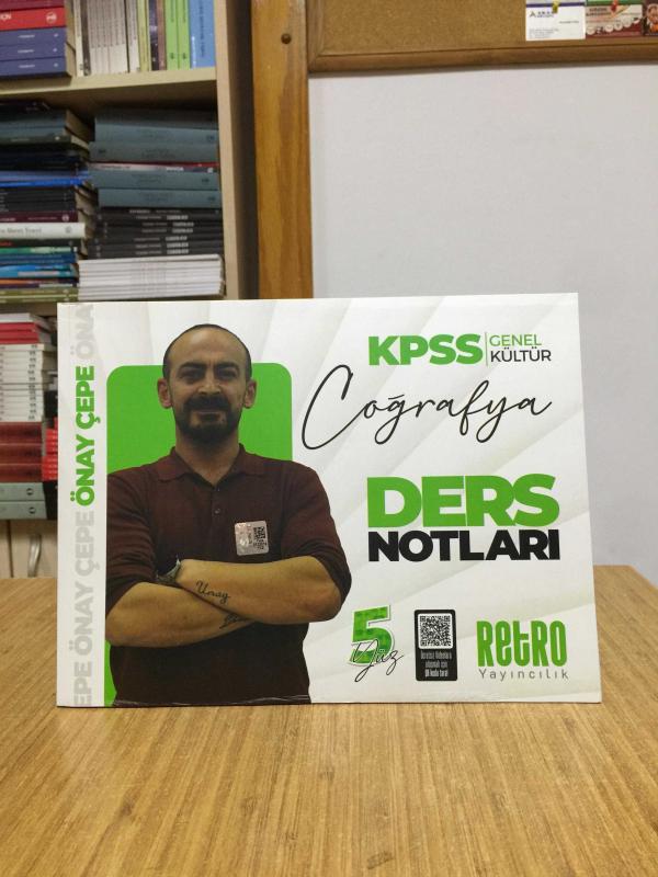 2025 KPSS Genel Kültür Coğrafya Ders Notu Retro Yayıncılık