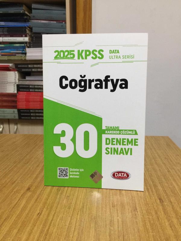 2025 KPSS Ultra Serisi Coğrafya 30 Deneme Sınavı Data Yayınları