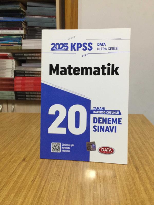 2025 KPSS Ultra Serisi Matematik 20 Deneme Sınavı Data Yayınları