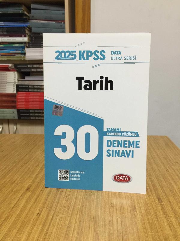 2025 KPSS Ultra Serisi Tarih 30 Deneme Sınavı Data Yayınları