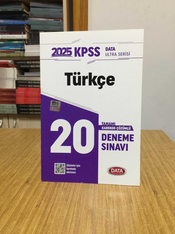 2025 KPSS Ultra Serisi Türkçe 20 Deneme Sınavı Data Yayınları