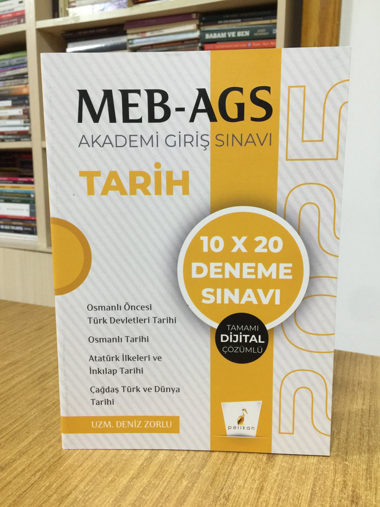 2025 MEB AGS Hazırlık Tarih 10 x 20 Tamamı Dijital Çözümlü Deneme Sınavı Pelikan Yayınları