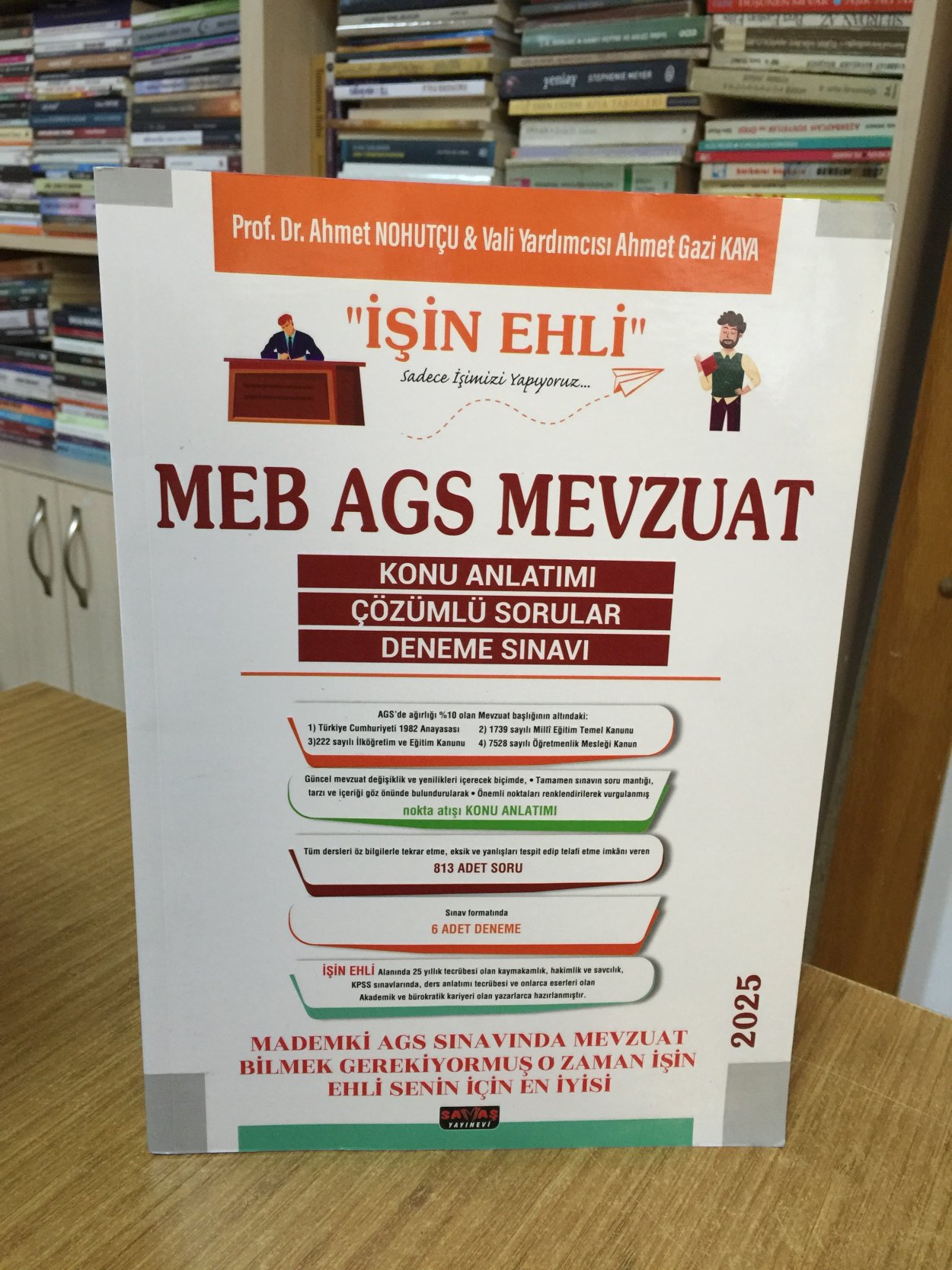 2025 MEB AGS Mevzuat İşin Ehli Konu Anlatımı Savaş Yayınları