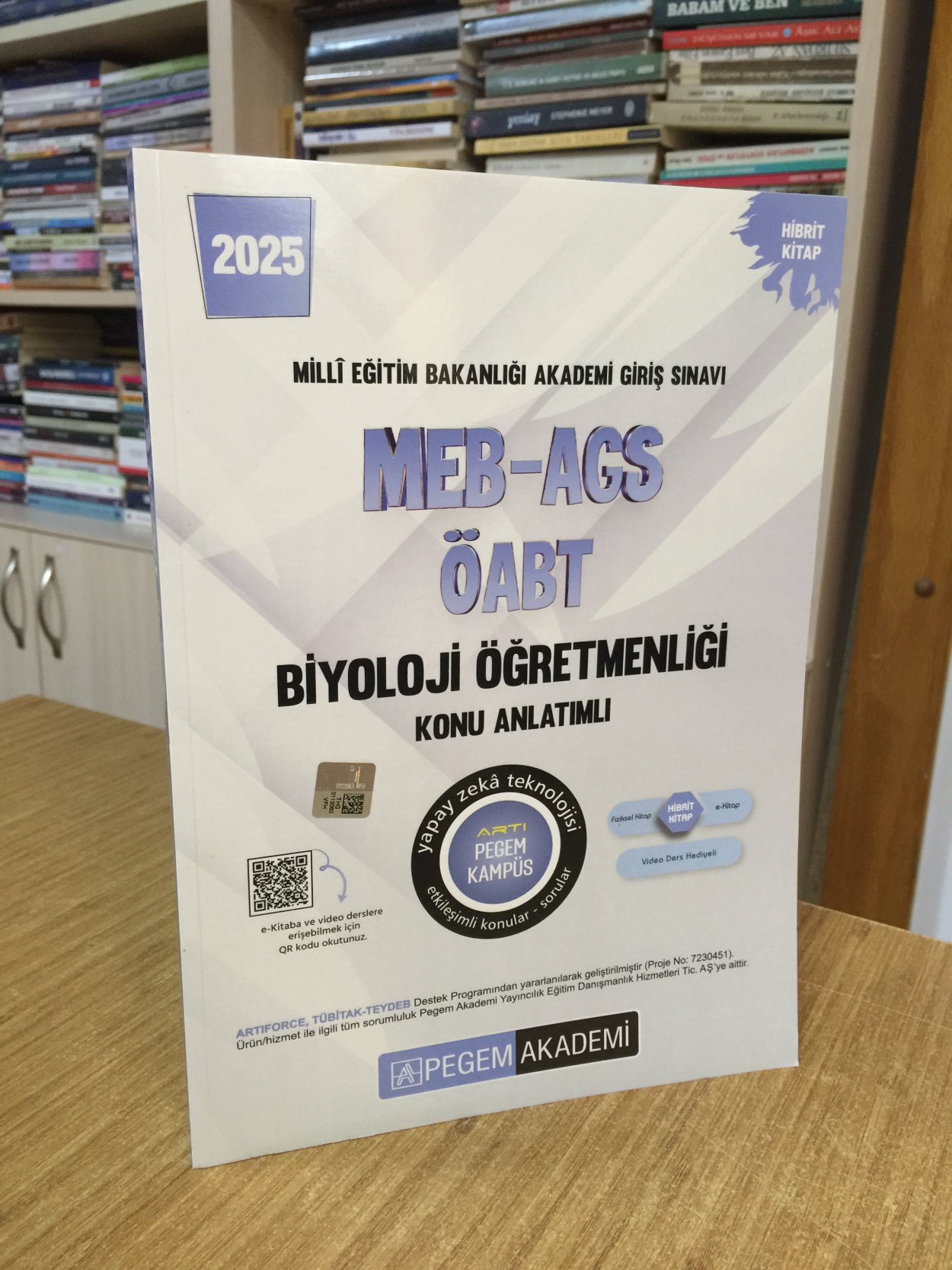 2025 MEB-AGS-ÖABT Biyoloji Öğretmenliği Konu Anlatımlı Pegem Akademi Yayıncılık