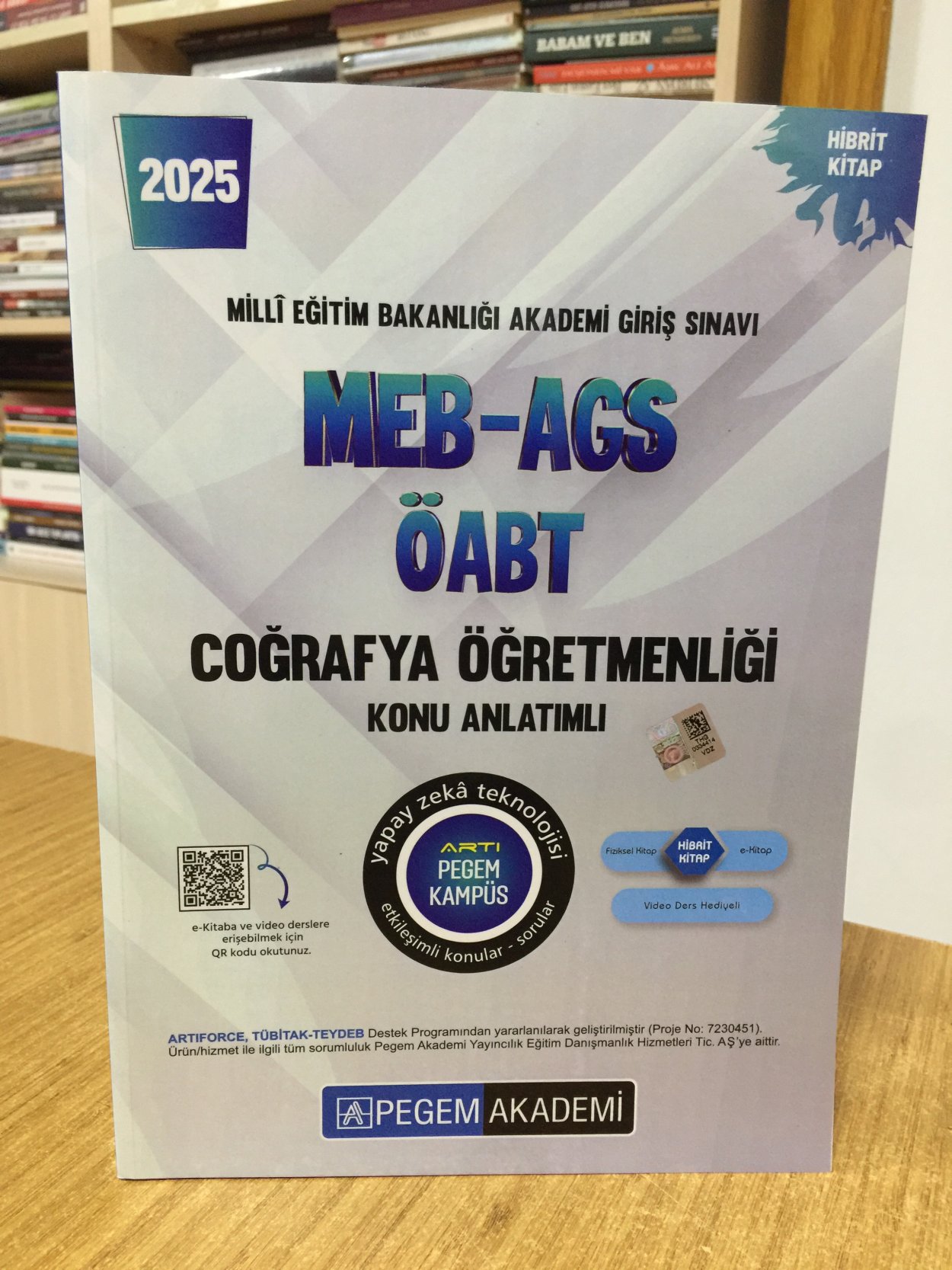 2025 MEB-AGS-ÖABT Coğrafya Öğretmenliği Konu Anlatımlı Pegem Akademi Yayıncılık