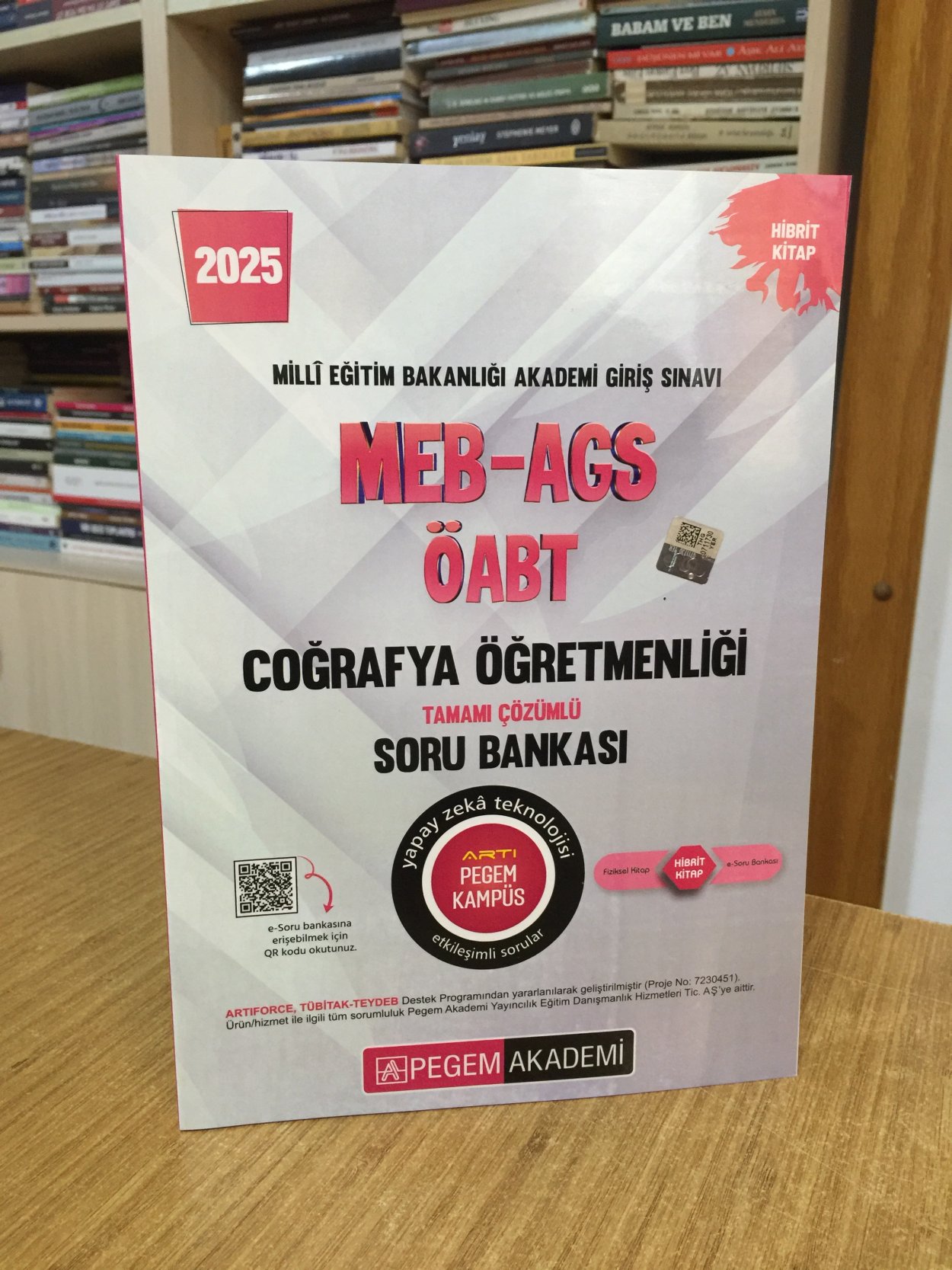 2025 MEB-AGS-ÖABT Coğrafya Öğretmenliği Tamamı Çözümlü Soru Bankası Pegem Akademi Yayıncılık