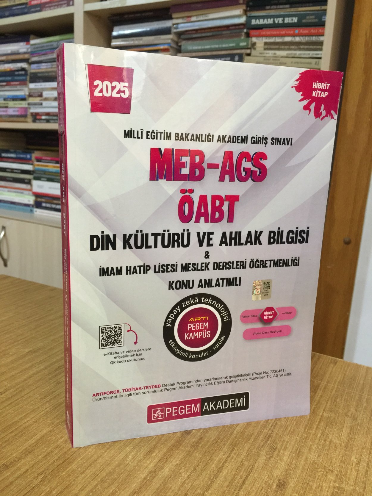 2025 MEB-AGS-ÖABT Din Kültürü ve Ahlak Bilgisi-İmam Hatip Lisesi Mes.Lisesi Öğretmenliği Konu Anlatımlı Pegem Akademi Yayıncılık