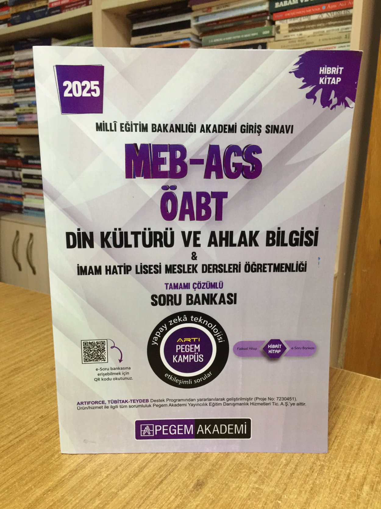 2025 MEB-AGS-ÖABT Din Kültürü ve Ahlak Bilgisi-İmam Hatip Lisesi Mes. Lisesi Tam. Çöz. Soru Bankası Pegem Yayınları