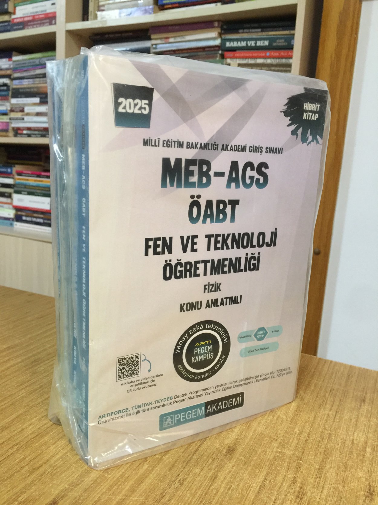 2025 MEB-AGS-ÖABT Fen ve Teknoloji Öğretmenliği Konu Anlatımlı (4 Kitap) Pegem Akademi Yayıncılık