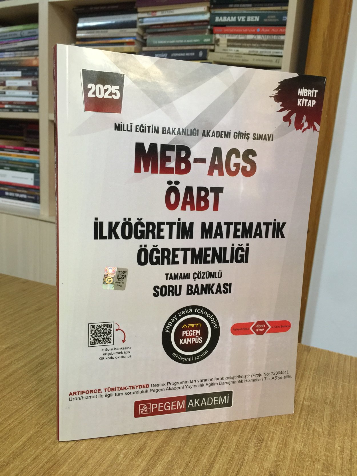 2025 MEB-AGS-ÖABT İlköğretim Matematik Öğretmenliği Tamamı Çözümlü Soru Bankası Pegem Akademi Yayıncılık