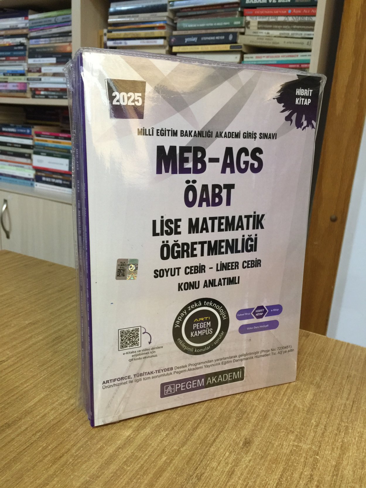 2025 MEB-AGS-ÖABT Lise Matematik Öğretmenliği Konu Anlatımlı (3 Kitap) Pegem Akademi Yayıncılık