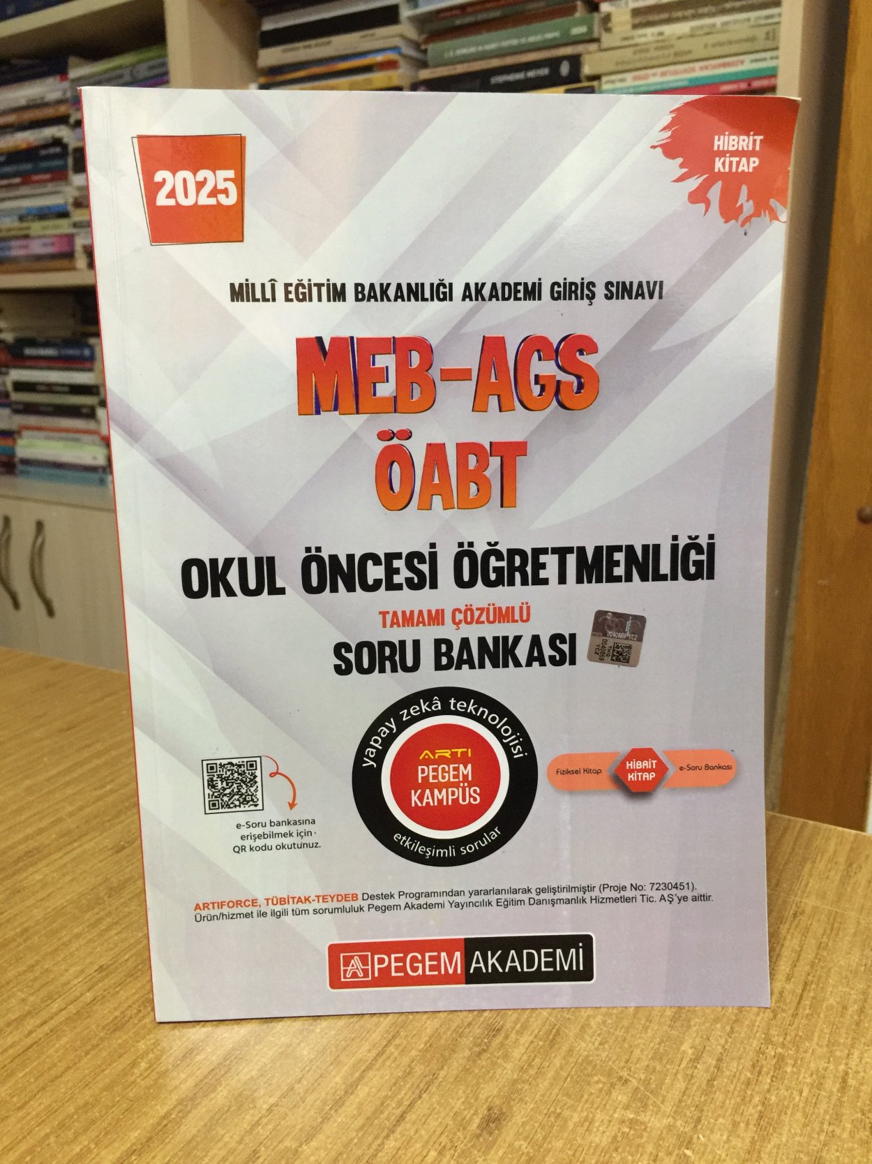 2025 MEB-AGS-ÖABT Okul Öncesi Öğretmenliği Tamamı Çözümlü Soru Bankası Pegem Yayınları