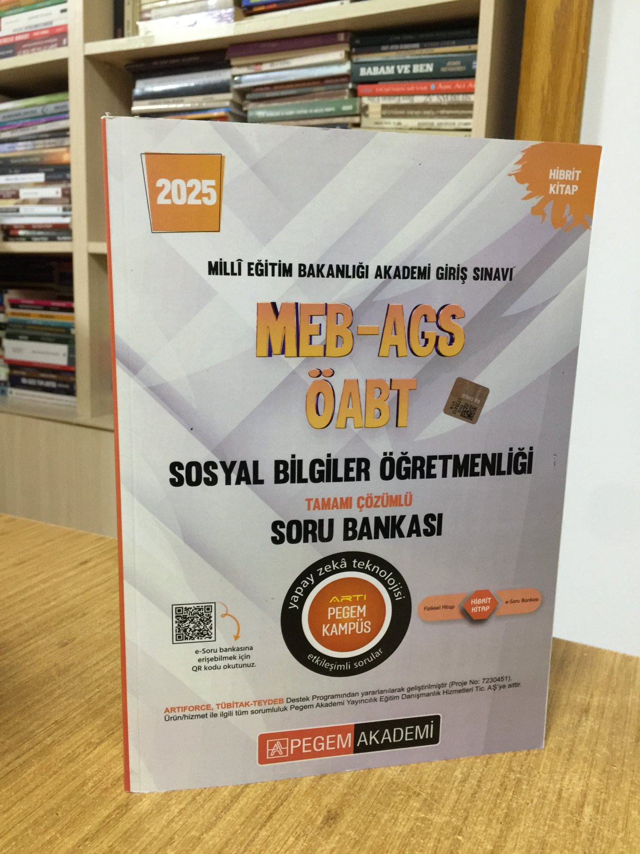2025 MEB-AGS-ÖABT Sosyal Bilgiler Tamamı Çözümlü Soru Bankası Pegem Akademi Yayıncılık